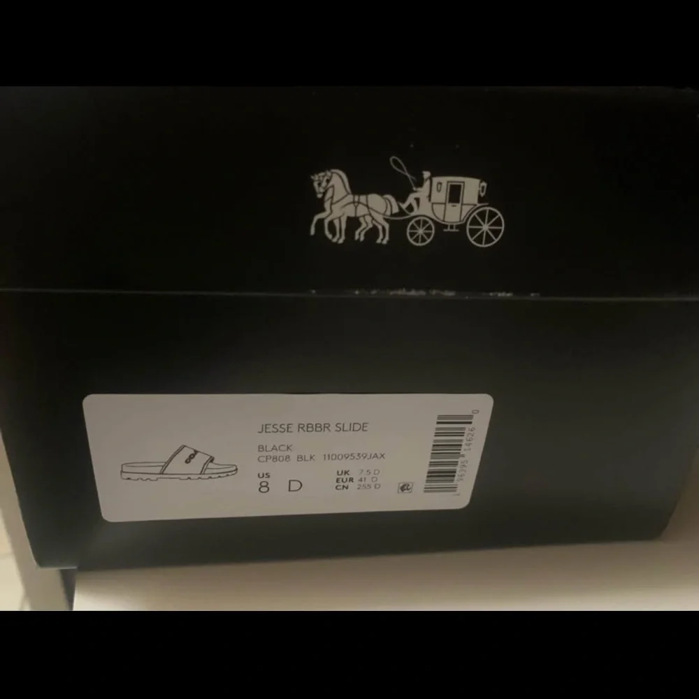 Coach Slides 8 D,  Black, Jesse - Picture 4 of 5
